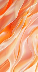 ultra-realistic abstract orange background with one soft wave for elegant design, background template for presentation or banner. This abstract art wallpaper features a clean and minimalist design, ch