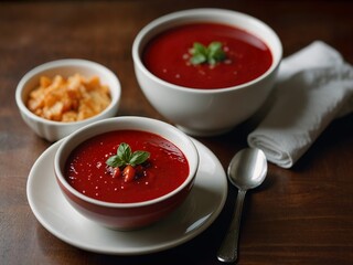 red tomato soup