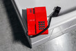 © Westend61 - Red retro telephone on bathtub edge
