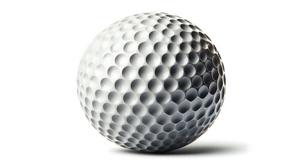 Fototapete - golf ball isolated on white background