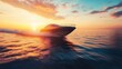 © Matthew - A sleek boat racing across the water at sunset, creating a dynamic scene of leisure and adventure.