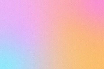 Wall Mural - aura grainy gradient background, abstract modern wallpaper, vibrant colorful backdrop with grain tex