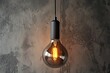 © Md Mojammel - modern pendant light with vintage light bulb