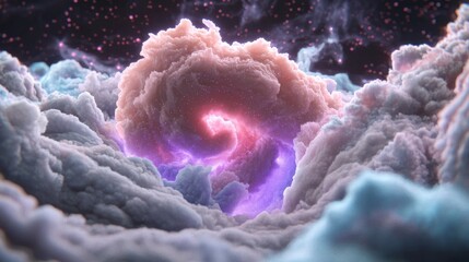 Wall Mural - beautiful galaxies, nebulae and stars in outer space. stunning wallpaper of the universe
