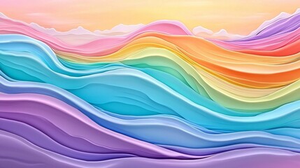 Wall Mural - liquid organic lines on an abstract texture panorama background