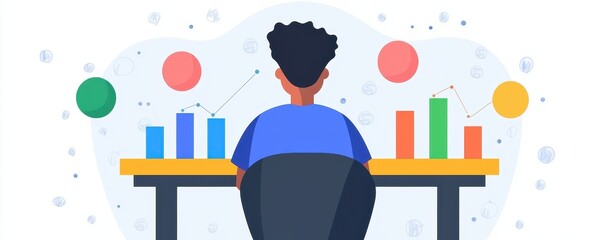 Poster - Business Analysis with Charts and Graphs