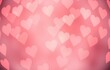 © Tmack - Pink heart bokeh background for Valentine's Day.