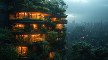 Canvas Print - Green Cityscape: A Sustainable Future