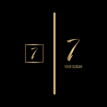 Luxury stylish I letter vector logo design
