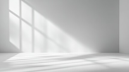 Aufkleber - Clean white background with a slight shadow gradient, perfect for modern design concepts.