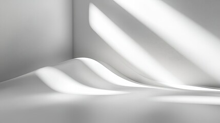 Aufkleber - Clean white background with a slight shadow gradient, perfect for modern design concepts.