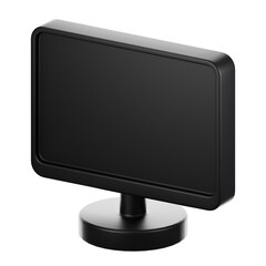 Fototapete - 3d rendering office icon concept. 3d render monitor