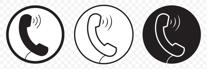 Poster - Call icon, Phone icon vector, Telephone sign. EPS 10.