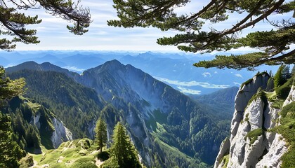 Fascinating views of the Bavarian mountains. Experience nature at its finest from a high vantage point.