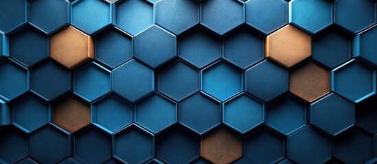 Sticker - Abstract Hexagon Pattern