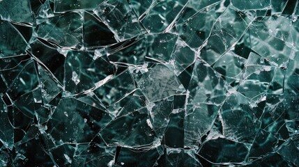 Sticker - Broken Glass Texture