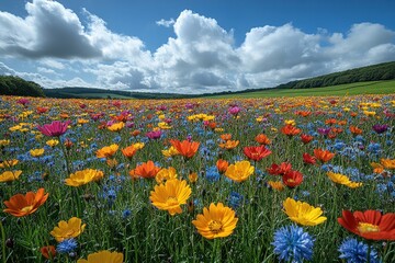 Sticker - Vibrant Wildflower Meadow