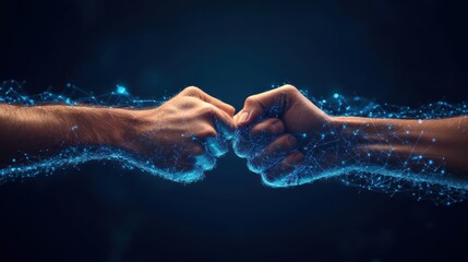 Digital Fist Bump - Connection, Unity, and Collaboration in a Modern Digital World