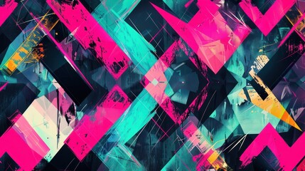 Canvas Print - Abstract Geometric Art