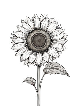 Flower coloring page