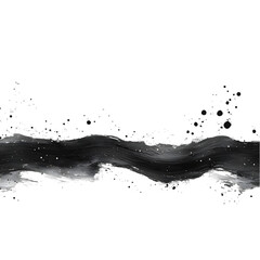 Wall Mural - Dynamic Water Splash with Transparent Background