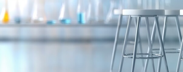 Aufkleber - Modern Clean Laboratory Space with Sleek Furniture