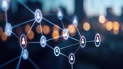 Poster - Abstract Connection of People in a Digital Network