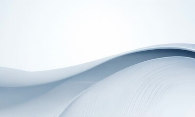 Poster - Abstract background with a soft, flowing wave of white, creating a sense of movement and serenity.