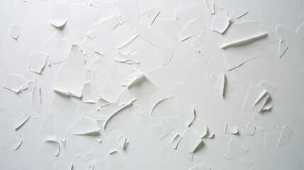 Poster - A collection of jagged, cracked textures sprawls across a white background, forming a dynamic visual element ideal for creative compositions and artistic projects