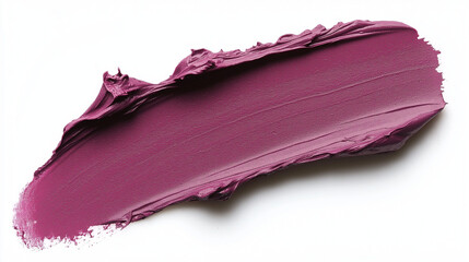 a single, elegant swatch of magenta purple lipstick on white background, with soft color gradients and subtle sheen to highlight the texture and glossiness of lip makeup