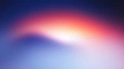 Poster - Soft gradient abstract background with warm hues blending into cool tones, ideal for inspirational designs and soothing aesthetics.