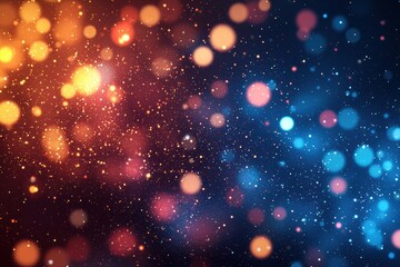 Poster - Colorful bokeh lights create a stunning abstract background with vibrant hues, perfect for festive or artistic projects.