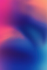 Poster - Vibrant abstract background featuring waves of color in pink, blue, and turquoise. Perfect for designs needing energetic visual appeal.