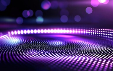 Poster - a vibrant abstract background featuring dynamic swirling patterns in purple and blue hues, perfect f