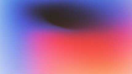 Poster - A vibrant abstract gradient featuring bold hues of blue, red, and orange, creating a dynamic visual experience suitable for creative projects.