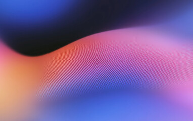 Poster - A vibrant abstract background featuring smooth gradients of blue, pink, and orange, ideal for creative projects, presentations, and digital art.