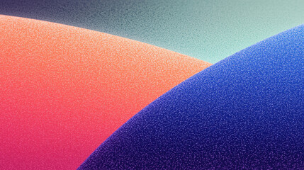 Poster - Abstract colorful waves with soft gradients create a visually soothing background, perfect for graphic design, marketing, and digital art.