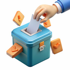 Canvas Print - Close-Up Shots of Ballot Counting Process: Hands Counting Ballots in Transparent Vote Tabulation Room, Emphasizing Precision and Transparency in Action