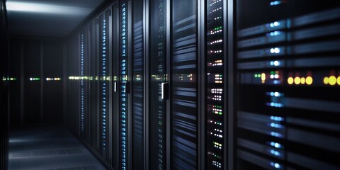  data stored in a server room 