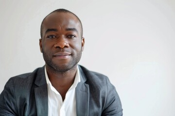 Aufkleber - A man dressed in a suit and white shirt, ideal for professional or corporate settings