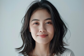 Poster - A close-up shot of a person wearing a necklace