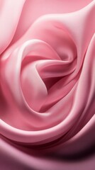 Wall Mural - Pink silk fabric texture close-up, abstract art concept