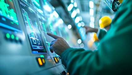 Poster - Engineers Coordinating Energy Distribution in Control Center