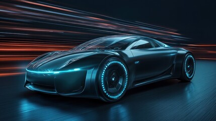 Futuristic Sports Car