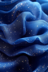 Leinwandbilder - A sleek gradient moving from midnight black to royal blue, creating a modern look,