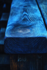 Poster - A sleek gradient moving from midnight black to royal blue, creating a modern look,