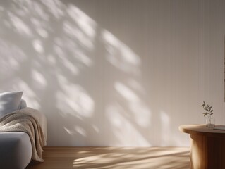 Poster - Modern Scandinavian Living Room with Natural Light