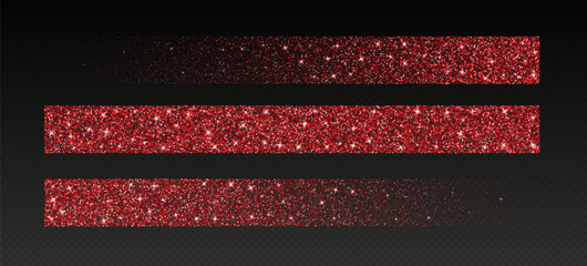 Wall Mural - red glitter brush strokes, shimmer spray effect, luxury shimmery particles, festive holiday sparkles