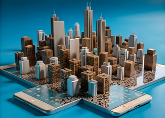 Poster - Smart Cityscape: Miniature Metropolis on Mobile Devices 