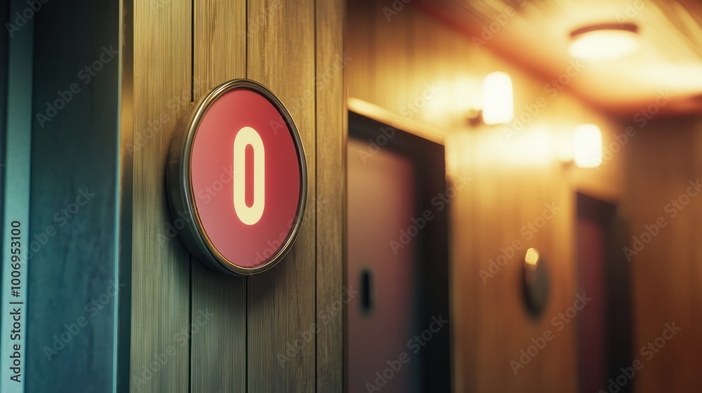 Gender-Neutral Restroom Signage A modern facility featuring gender ...